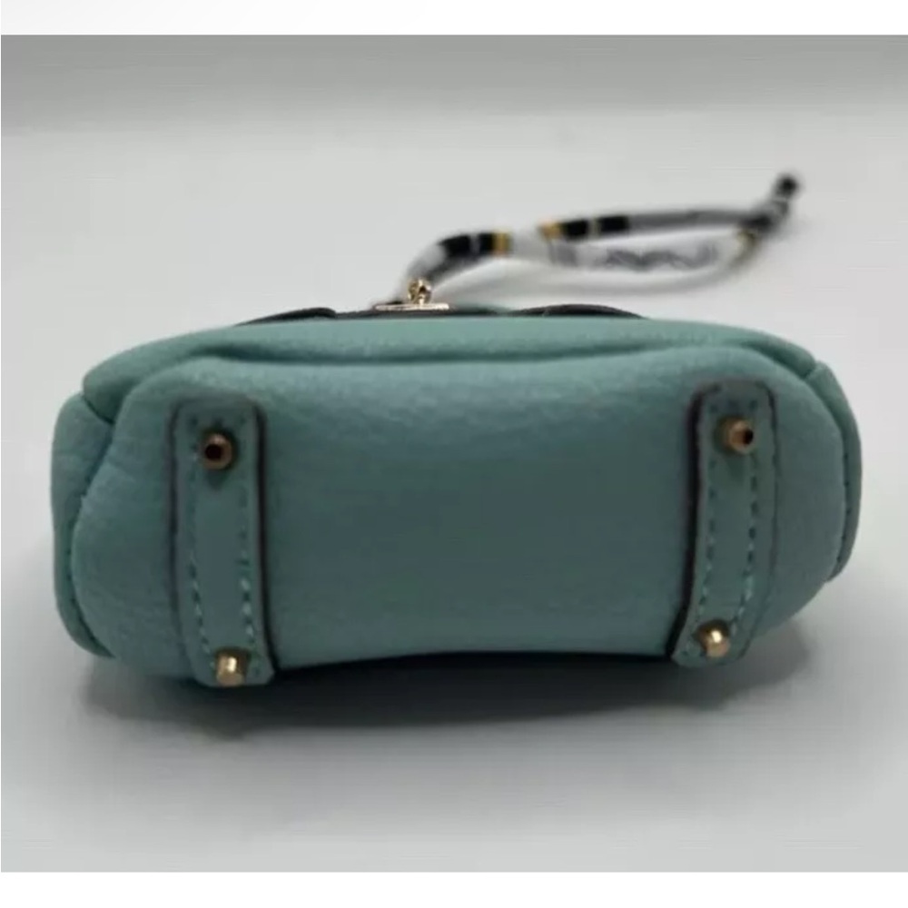 NEW Bag Charm Micro Mini Handbag Shape Charm/ Keychain Pouch Light Blue - Picture 7 of 11